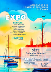 Affiche exposition Sète 2025